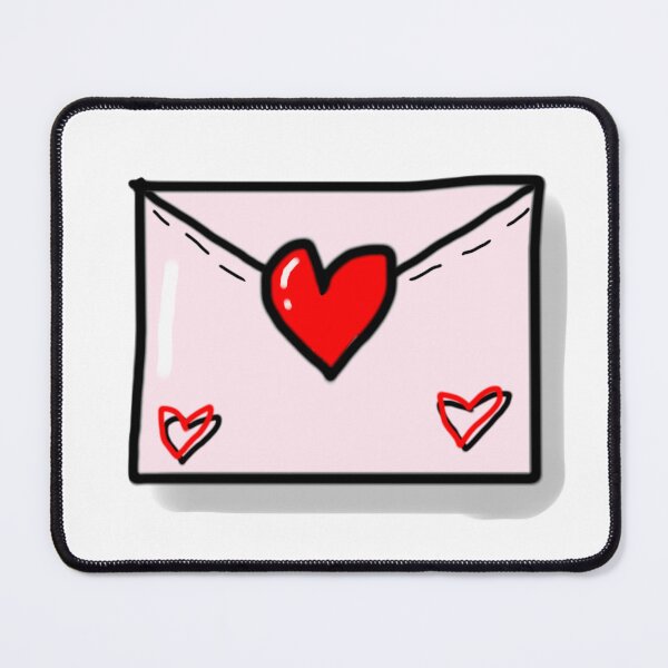 Item preview, Heart envelope drawing sticker designed and sold by Honeymoon :).
