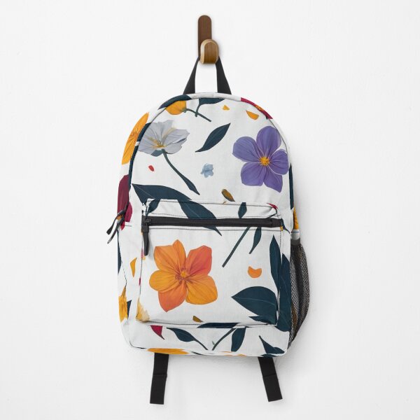 Item preview, Vibrantly Colored Flowers on a white background designed and sold by Simple-Art-work.