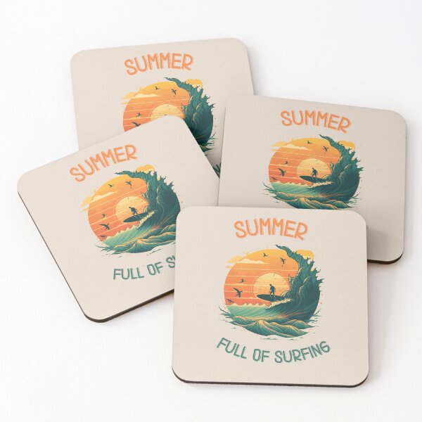Item preview, Summer full of surfing designed and sold by SunnyFunnyArt.