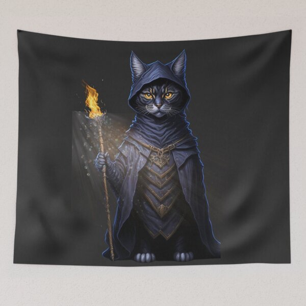 Item preview, A cute wizard cat designed and sold by CustomArtistry.