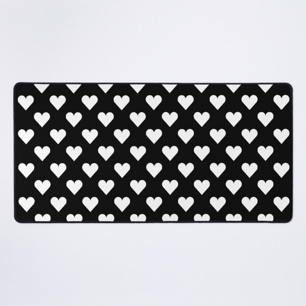 Item preview, Small WHITE & BLACK LOVE HEARTS designed and sold by RachelMacht.