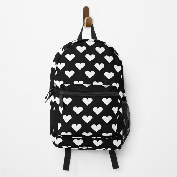 Item preview, Small WHITE & BLACK LOVE HEARTS designed and sold by RachelMacht.