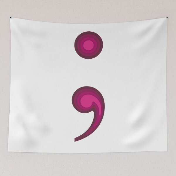Item preview, Pink semicolon designed and sold by mia-alice85.