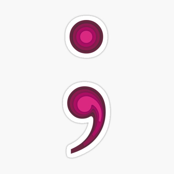 Item preview, Pink semicolon designed and sold by mia-alice85.