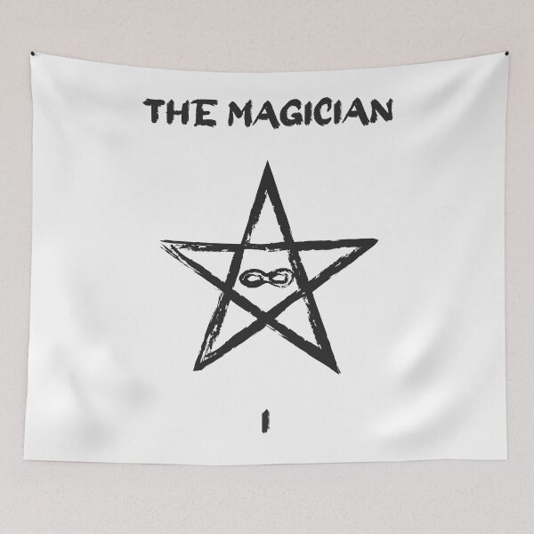 Item preview, The Magician Black-Tarot designed and sold by Aion-design.