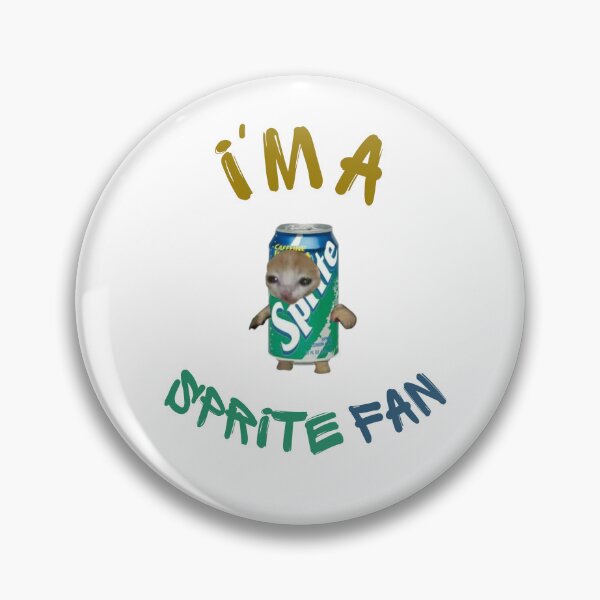 Item preview,   I'm a Sprite Fan Cat designed and sold by BullShitShop23.