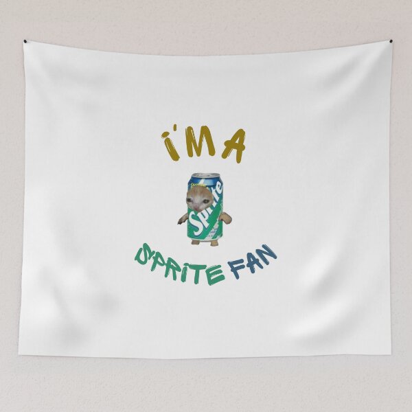 Item preview,   I'm a Sprite Fan Cat designed and sold by BullShitShop23.