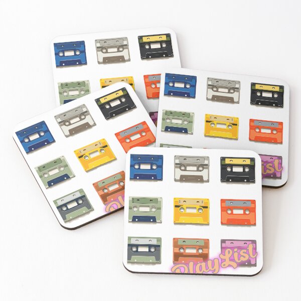 Item preview, 80s Playlist Retro, Cassette, 80s Playlist Design designed and sold by whytealistair.