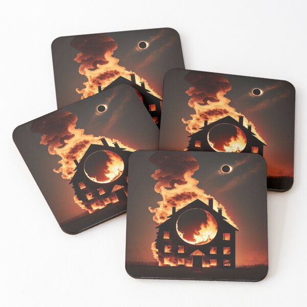 Item preview, Haunted house fire. designed and sold by Wildlandsart.