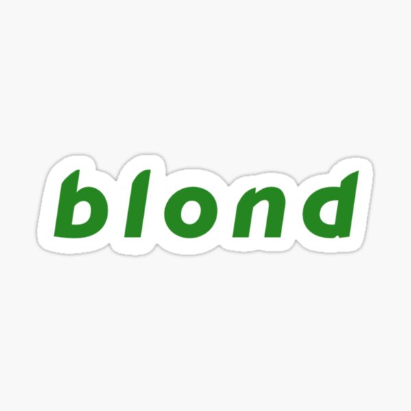 Item preview, Frank Ocean Blond Sticker  designed and sold by eeverrarts.