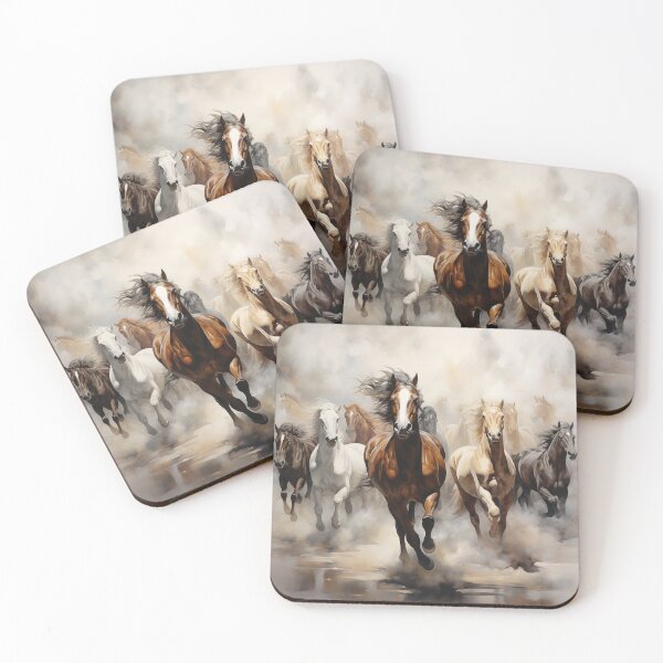 Item preview, Horses Untamed Running Free designed and sold by Myra365Art.