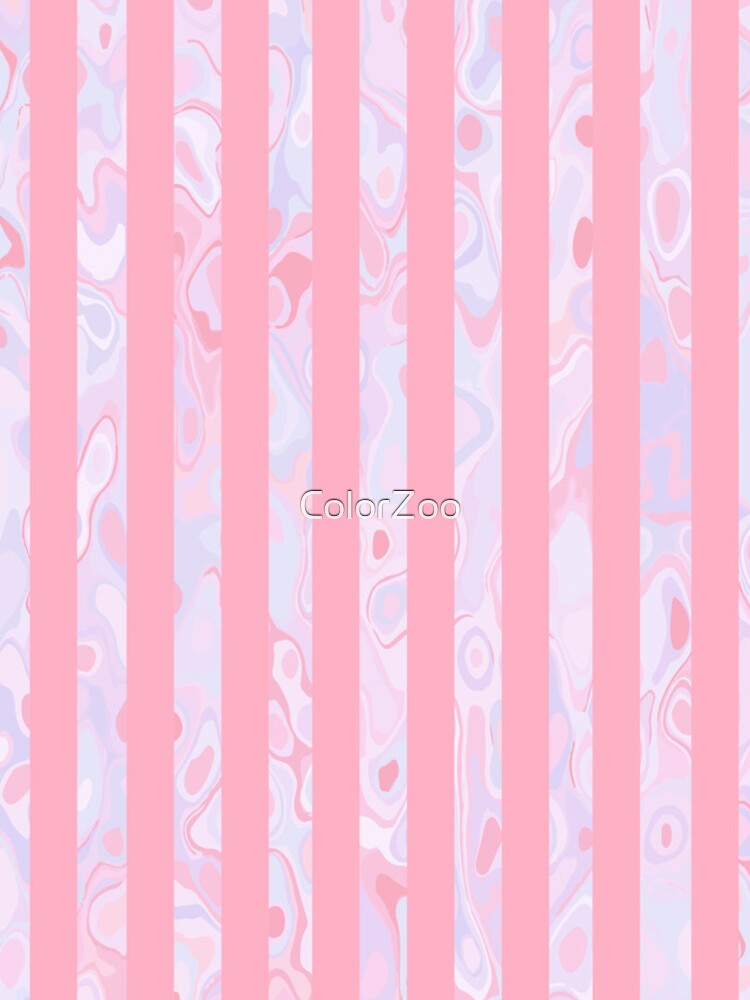 Thumbnail 4 of 4, Samsung Galaxy Phone Case, Pink Patterned Horizontal Stripes designed and sold by ColorZoo.