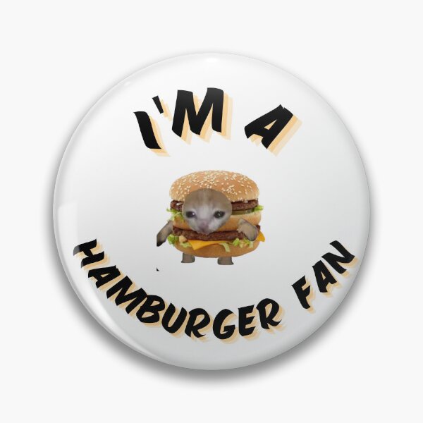 Item preview,  I'm a Hamburger Fan Cat designed and sold by BullShitShop23.