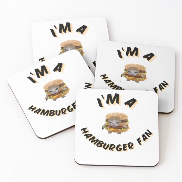 Item preview,  I'm a Hamburger Fan Cat designed and sold by BullShitShop23.