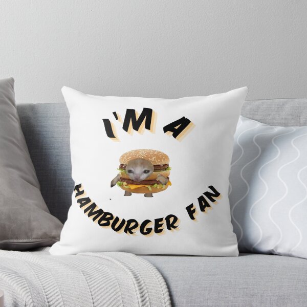 Item preview,  I'm a Hamburger Fan Cat designed and sold by BullShitShop23.