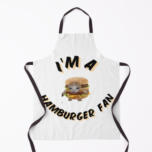 Item preview, I'm a Hamburger Fan Cat designed and sold by BullShitShop23.