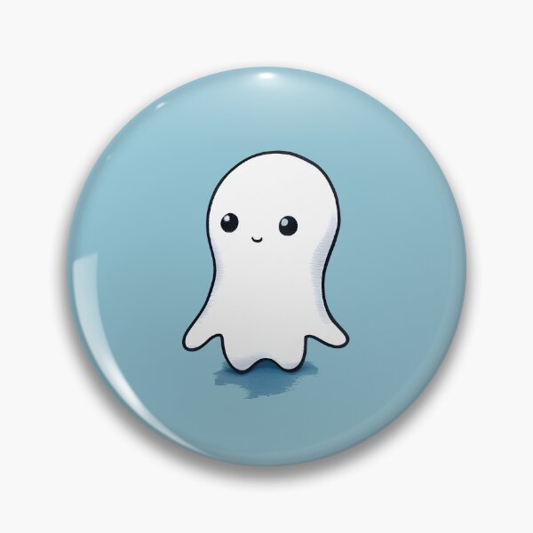 Item preview, Friendly Ghost | Spooky cute, light blue designed and sold by General-Corner.