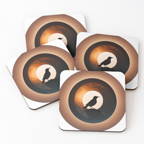 Item preview, Bird eclipse  designed and sold by Wildlandsart.