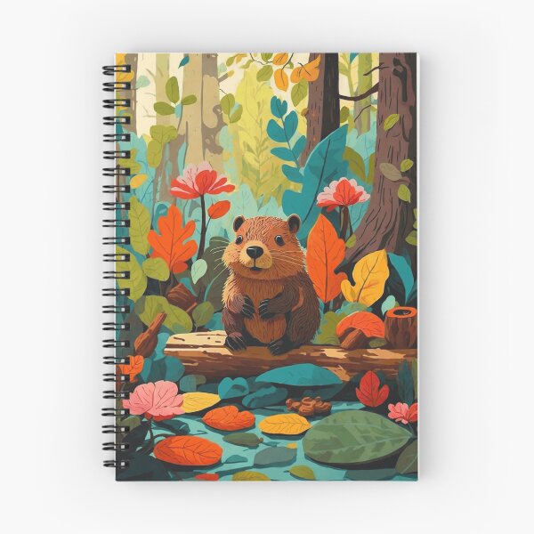 Item preview, Beaver in color designed and sold by ArtfullMinds.