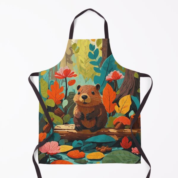 Item preview, Beaver in color designed and sold by ArtfullMinds.