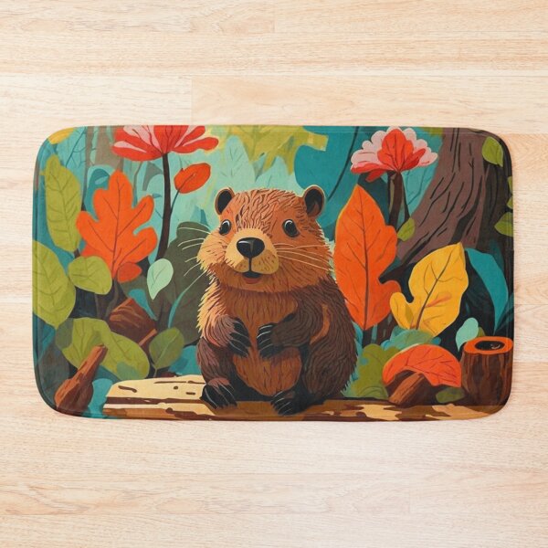 Item preview, Beaver in color designed and sold by ArtfullMinds.