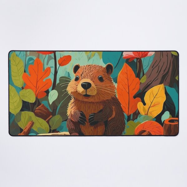 Item preview, Beaver in color designed and sold by ArtfullMinds.