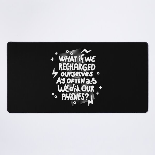 Item preview, Recharge (white on dark) designed and sold by Natalia Mikhaleva.
