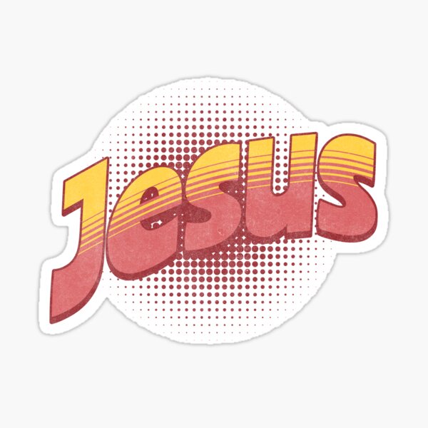 Item preview, Jesus | Retro | Christian Design designed and sold by Allwhopraisehim.