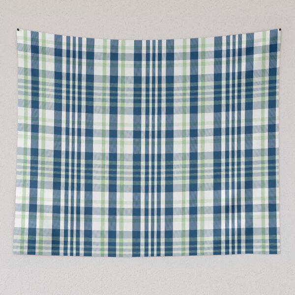 Item preview, Summer Aesthetic Sorcha 1 Hand Drawn Textured Plaid Pattern designed and sold by GenAumonier.