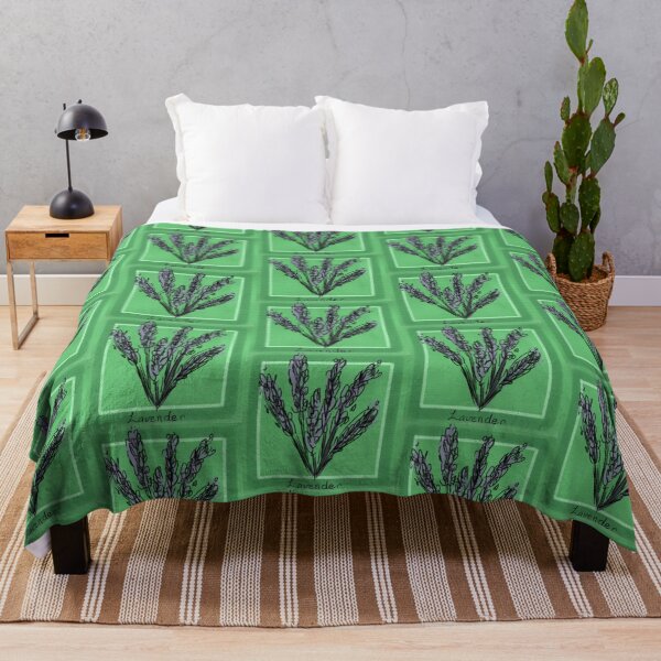 Item preview, Lavender on a Green Background designed and sold by Arsenic-Arts.