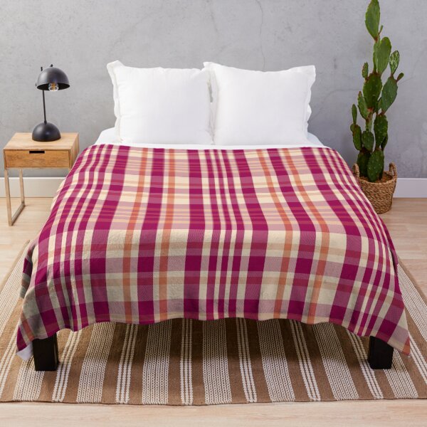 Item preview, Summer Aesthetic Sorcha 2 Hand Drawn Textured Plaid Pattern designed and sold by GenAumonier.