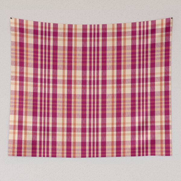 Item preview, Summer Aesthetic Sorcha 2 Hand Drawn Textured Plaid Pattern designed and sold by GenAumonier.