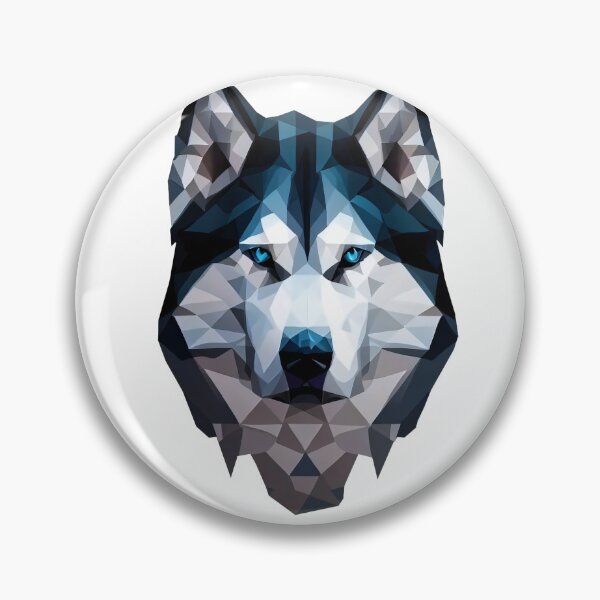 Artikelvorschau, geometric colorful husky entworfen und verkauft von Fantes.