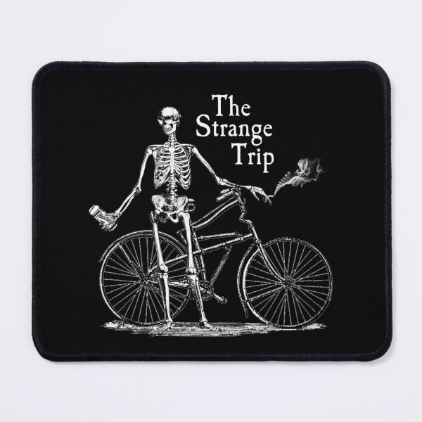 Item preview, Strange Trip Skeleton with Vintage Bike designed and sold by Twistedart45.