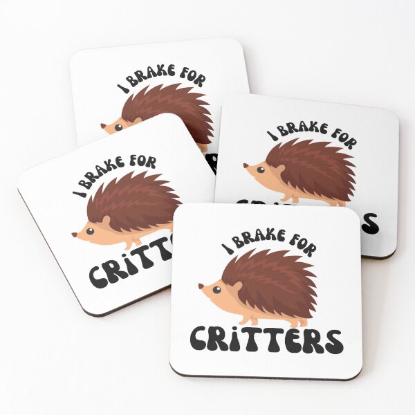 Item preview, I Brake For Critters - Hedgehog designed and sold by DesingScan.