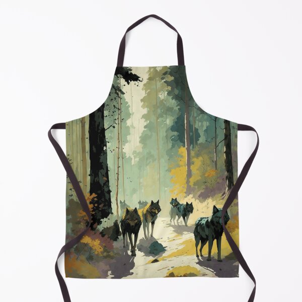 Item preview, Wolfpack in watercolor designed and sold by ArtfullMinds.