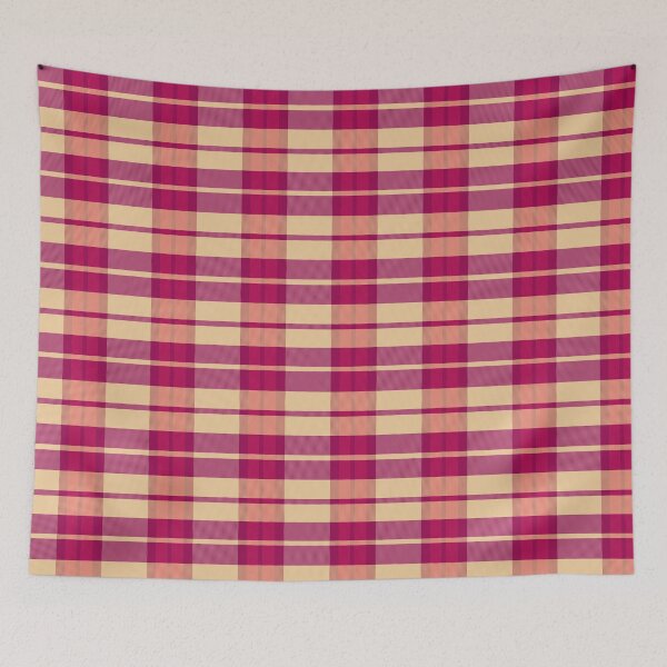 Item preview, Summer Aesthetic Daviana 1 Hand Drawn Textured Plaid Pattern designed and sold by GenAumonier.