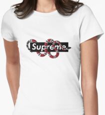 Snake Logo Women's Fitted T-Shirt