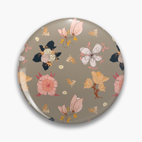 Item preview, Cottagecore Flowers on Beige Background designed and sold by Haunted Moon.