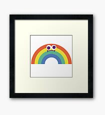 Silly rainbow Framed Print