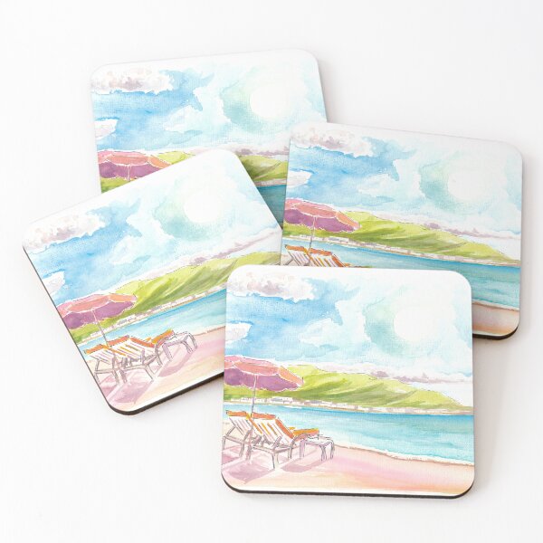 Item preview, Dreaming Away to Orient Bay Beach Saint Martin Caribbean designed and sold by artshop77.