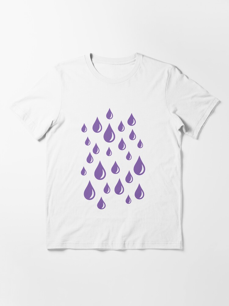 Alternate view of Purple Rain Drops V.2 Essential T-Shirt