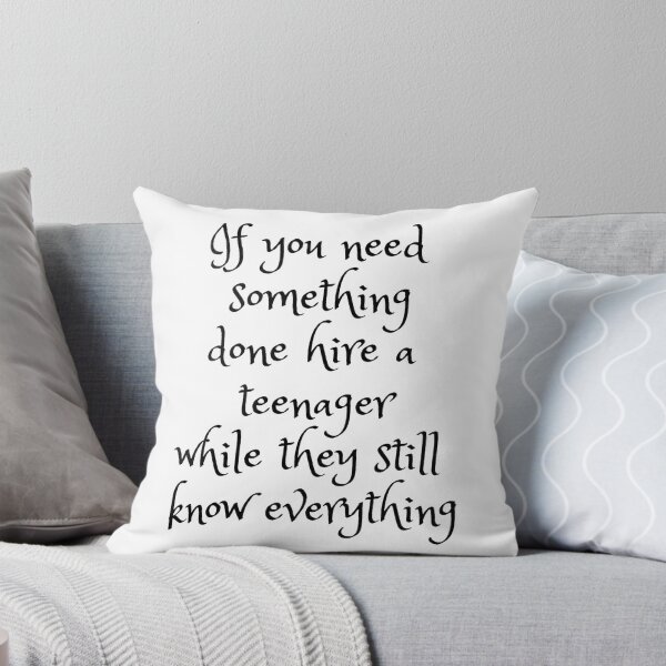 Item preview, Funny quote suggesting what you should do if you need to get something done. Black cursive text. designed and sold by DWeyers.