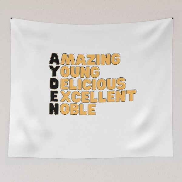 Item preview, Ayden Name designed and sold by Entallya.