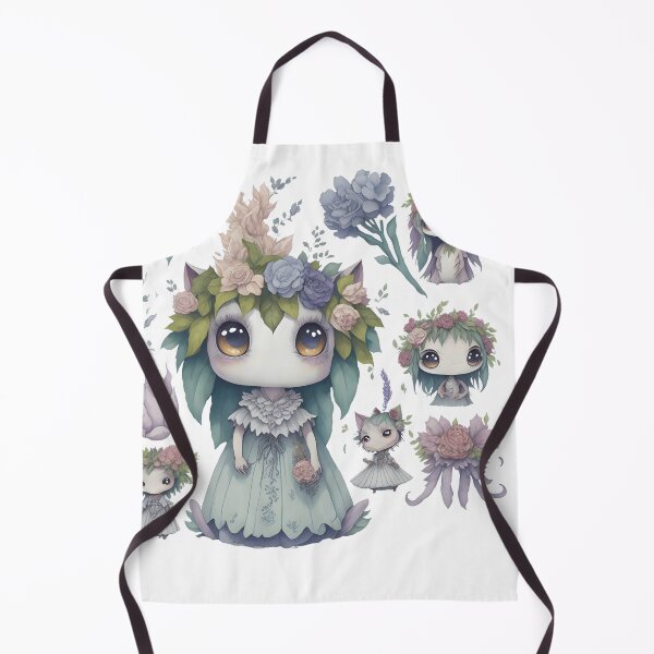 Item preview, Little monsters, Little devils with flower theme designed and sold by Piniatá P.