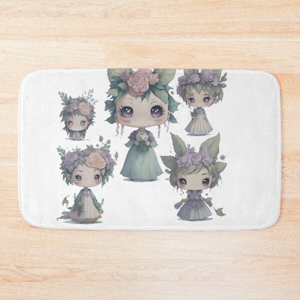 Item preview, Little monsters, Little devils with flower theme designed and sold by Piniatá P.