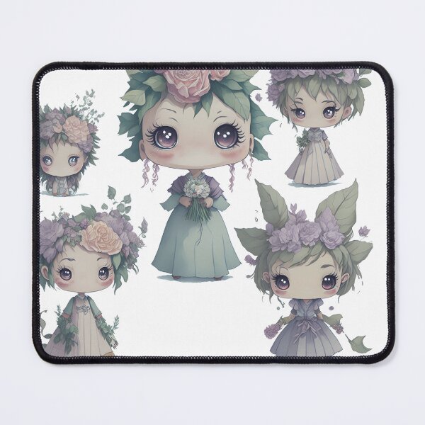 Item preview, Little monsters, Little devils with flower theme designed and sold by Piniatá P.