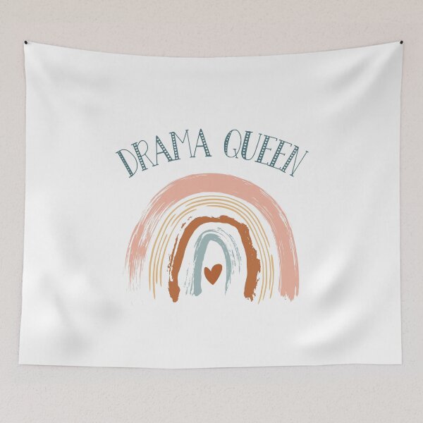 Item preview, Drama Queen Boho rainbow with heart designed and sold by Strictly McCracken.