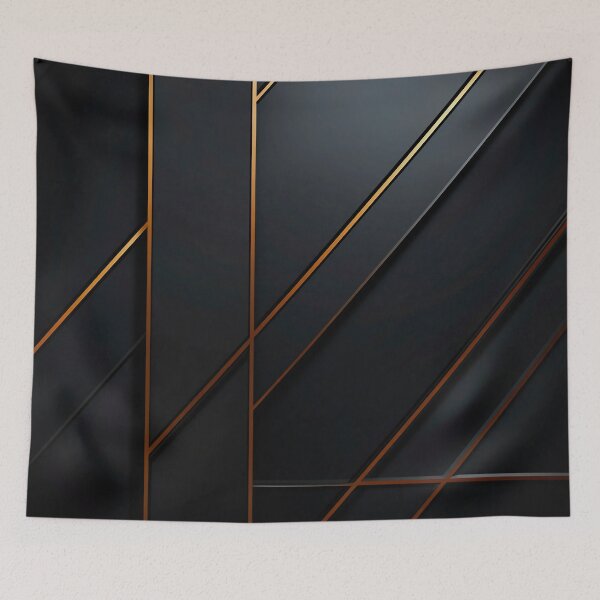 Item preview, Abstract gold lines designed and sold by pixed-art.