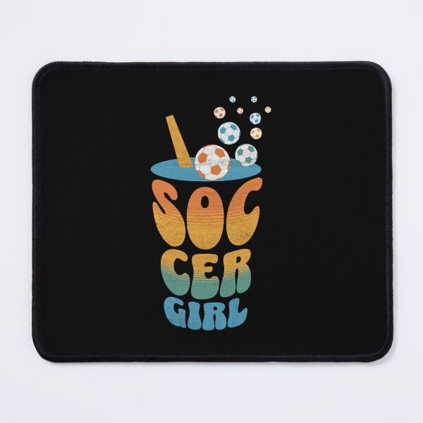 Item preview, Beverage Cup Straw Soccer Girl Blowing Soccer Ball Collage designed and sold by pixdesigns.